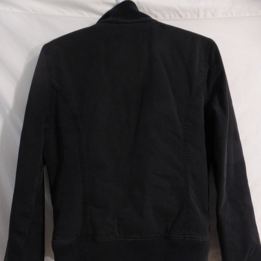 Aritzia TNA | small | Black Jacket With Fuzzy Faux Fur Lining - Picture 7 of 16